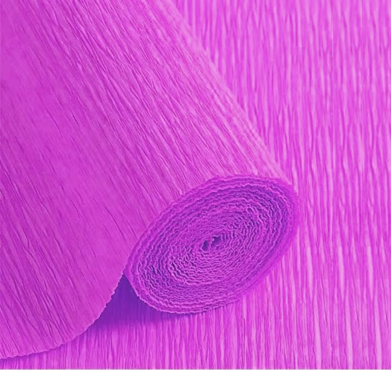 LCREATE LCREATE LCREATE Crepe Paper Roll 8.2ft Long 17 Inch Wide for Wedding Ceremony Various Large Festivals Decoration (38-Liac) - Image 1